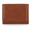 Mundi Anna Mini Womens Rfid Blocking Trifold Wallet In Brown
