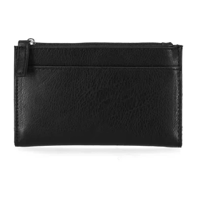 Mundi Delilah Womens Rfid Blocking Slim Fold Wallet In Black