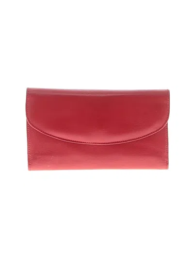 Pre-owned Mundi Leather Wallet In Red