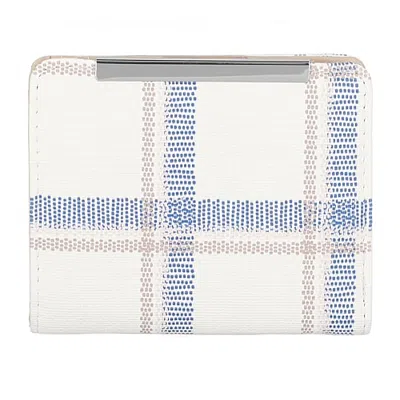 Mundi Mini Bifold Womens Rfid Blocking Bifold Wallet In Blue