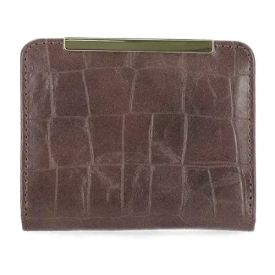 Mundi Mini Womens Rfid Blocking Bifold Wallet In Brown