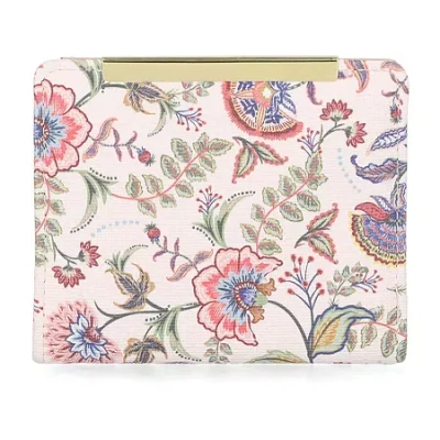 Mundi Mini Womens Rfid Blocking Bifold Wallet In Pink