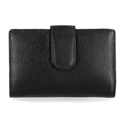 Mundi Rio Leather Indexer Wallet In Black