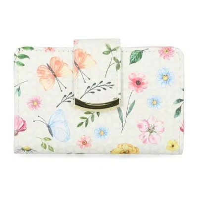 Mundi S&p Indexer Womens Rfid Blocking Indexer Wallet In White