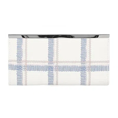 Mundi Slim Clutch Womens Rfid Blocking Wallet In Blue