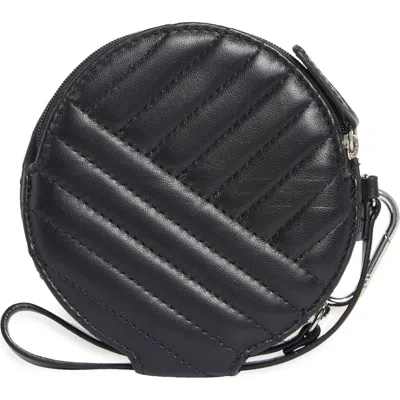 Mundi Small Leather Goods Ashley Quilted Wristlet Wallet In Black