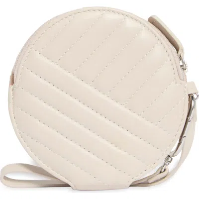 Mundi Small Leather Goods Ashley Quilted Wristlet Wallet In Brown