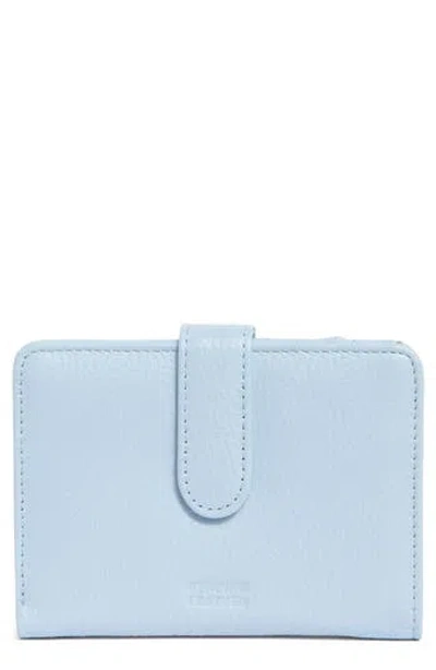Mundi Small Leather Goods Campbell Leather Wallet In Silver