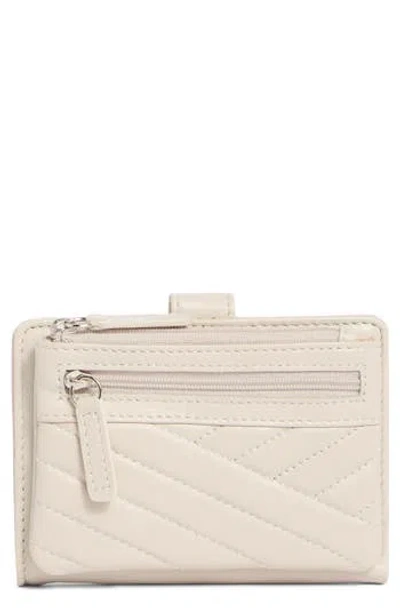 Mundi Small Leather Goods Campbell Quilted Leather Wallet In Brown