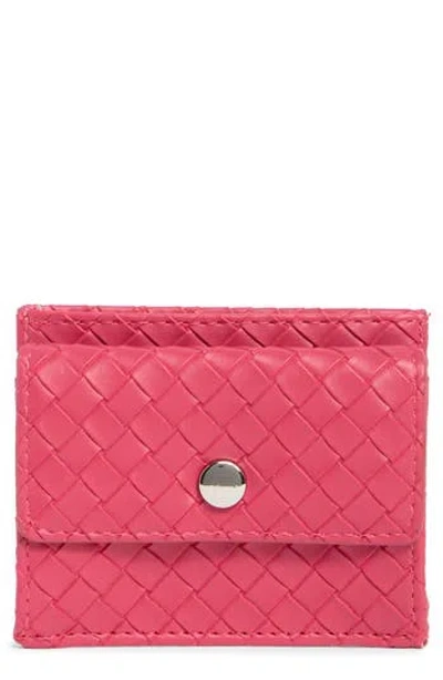 Mundi Small Leather Goods Fiona Card Holder In Red