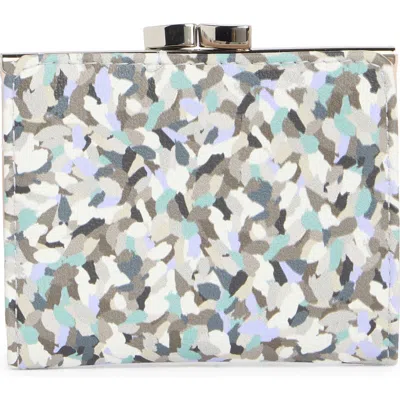 Mundi Small Leather Goods Frenchie Kiss Lock French Wallet In Jelly Bean