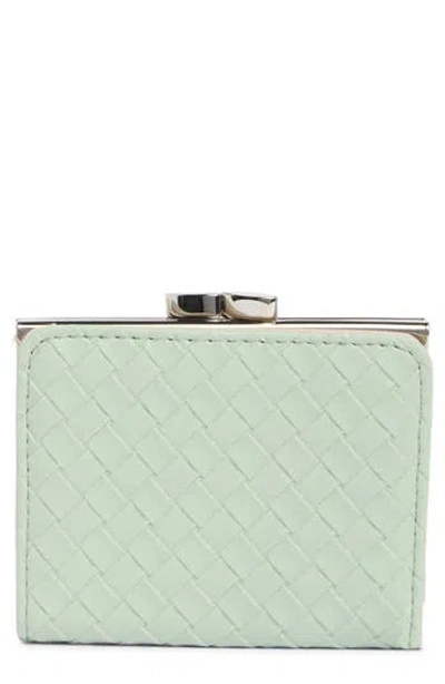 Mundi Small Leather Goods Frenchie Wallet In Green