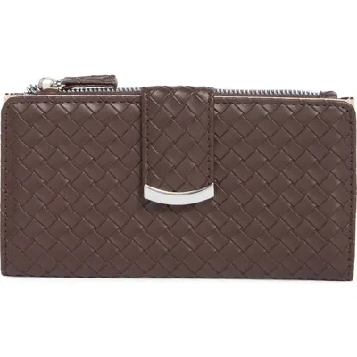 Mundi Small Leather Goods Lottie Wallet In Brown