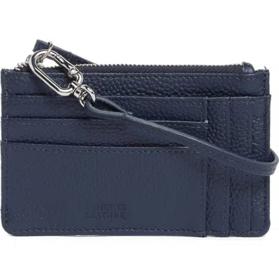 Mundi Small Leather Goods Paris Leather Card Case In 23n-navy