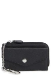 Mundi Small Leather Goods Penny Chain Wallet In Black