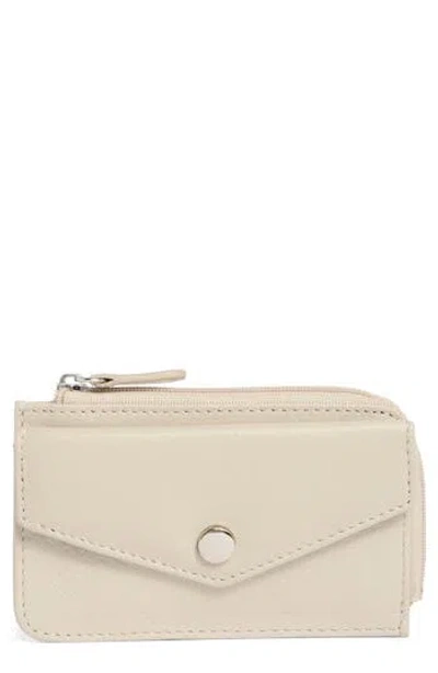 Mundi Small Leather Goods Penny Chain Wallet In Sand