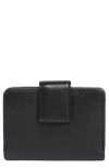Mundi Small Leather Goods Pixie Leather Card Case In Black