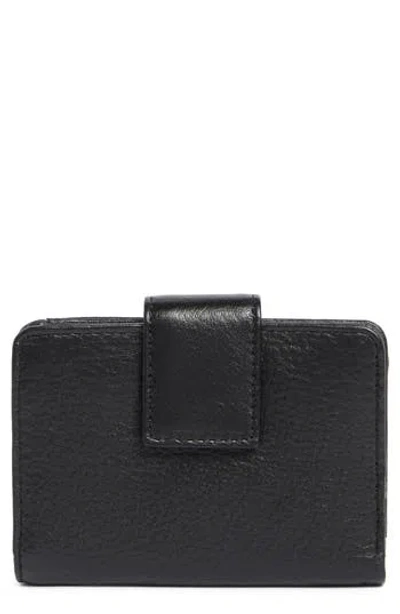Mundi Small Leather Goods Pixie Leather Card Case In Black