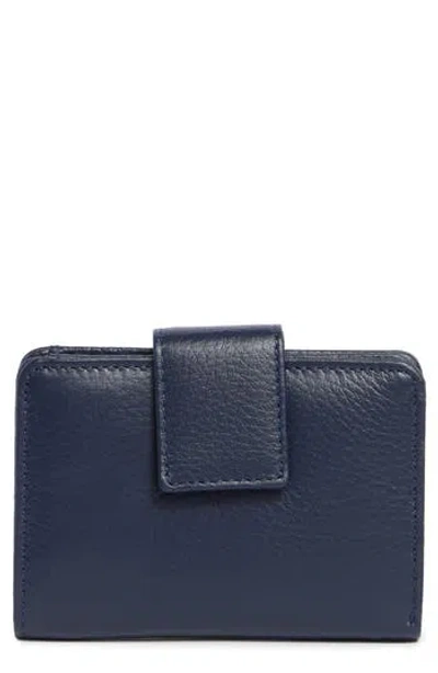 Mundi Small Leather Goods Pixie Leather Card Case In Pink