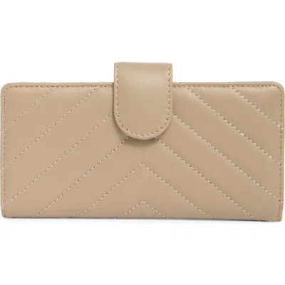 Mundi Small Leather Goods Quilted Slim Wallet