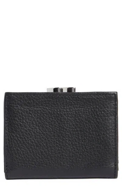 Mundi Small Leather Goods Soho Frenchie Clutch In Black