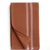 Mungo Organic Block Rib Bath Towel In Russet