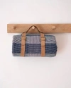 Mungo Picnic Blanket Cotton Rib Weave In Plum