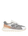 Munich Man Sneakers Light Grey Size 8 Textile Fibers, Leather In Gray