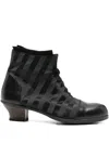 Munoz Vrandecic 45mm Striped Lace-up Boots