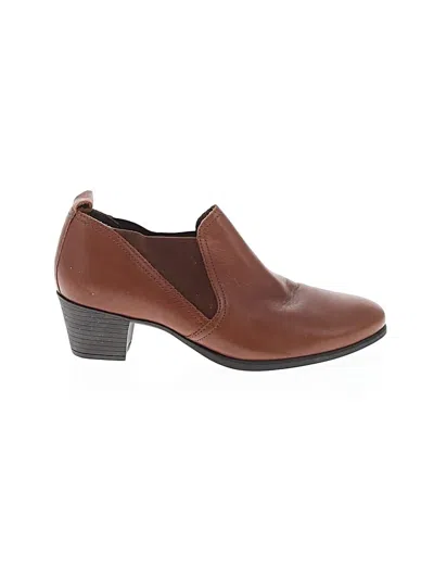 Pre-owned Munro American Ankle Boots In Brown