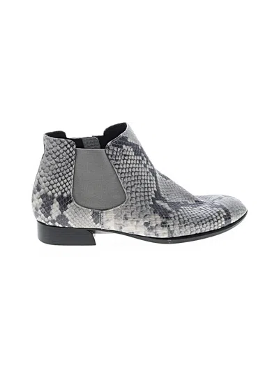 Pre-owned Munro American Ankle Boots In Gray