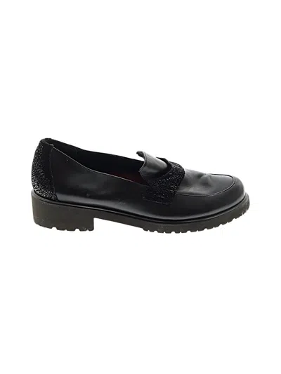Pre-owned Munro American Flats In Black