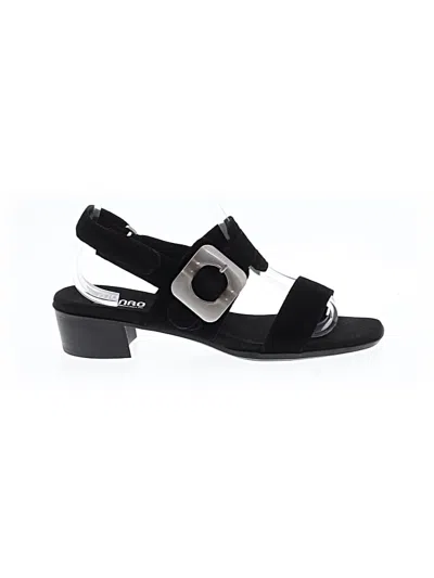 Pre-owned Munro American Sandals In Black
