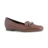 Munro Blair M172221 Bit Loafer Womens 8.5 Russet Brown Leather Flat Shoes Khd929 In Brown