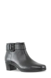 Munro Callie Water Resistant Bootie In Black Leather