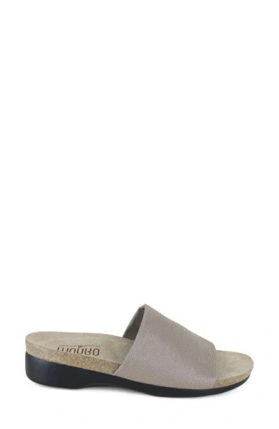 Munro Casita Slide Sandal In Gray
