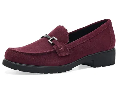 Munro Colleen Women's Flat Shoes Wine Suede: 10 M (b), Leather In Burgundy