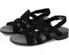 Munro Corine M491386 Sandals Womens Us 8 Black Leather Strappy Slingback Khd1090 In Black