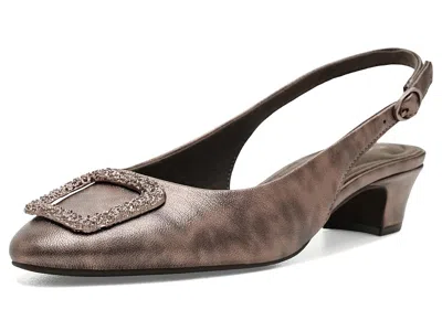 Munro Diva High Women's Heels Bronze Leather: 8 W (d) In Brown