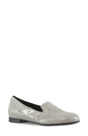 Munro Elena Flat In Gunmetal Metallic