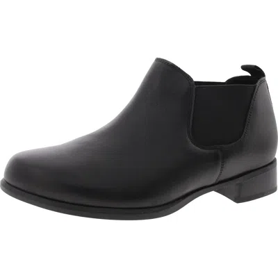 Munro H0522ww Womens Arch Support Manmade Ankle Boots In Black