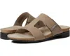 Munro Jody Sandals Women's Us 6.5 Brown Leather Cutout Comfort Slide Zpo2438 In Brown
