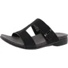Munro Jody Womens Adjustable Nubuck Slide Sandals In Multi