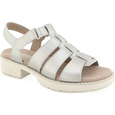 Munro Marley Fisherman Sandal In Metallic