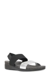 Munro Pisces Sandal In Silver/black