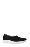 Munro Ridley Perforated Sneaker In Black
