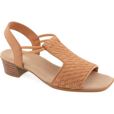Munro Susan Sling Back Sandal In Brown