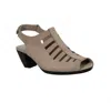 Munro Women's Abby Dress Sandal In Taupe In Gray