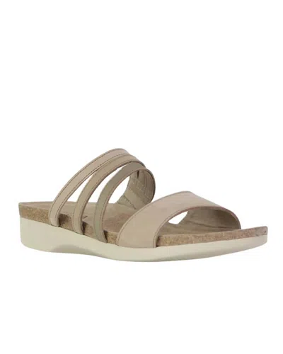 Munro Women's Camila Slip-on Sandals In Taupe Combo In Multi