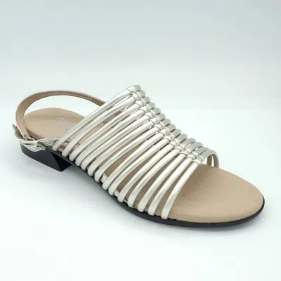 Munro Women's Celia Sandal In Metallic Lamb In Multi